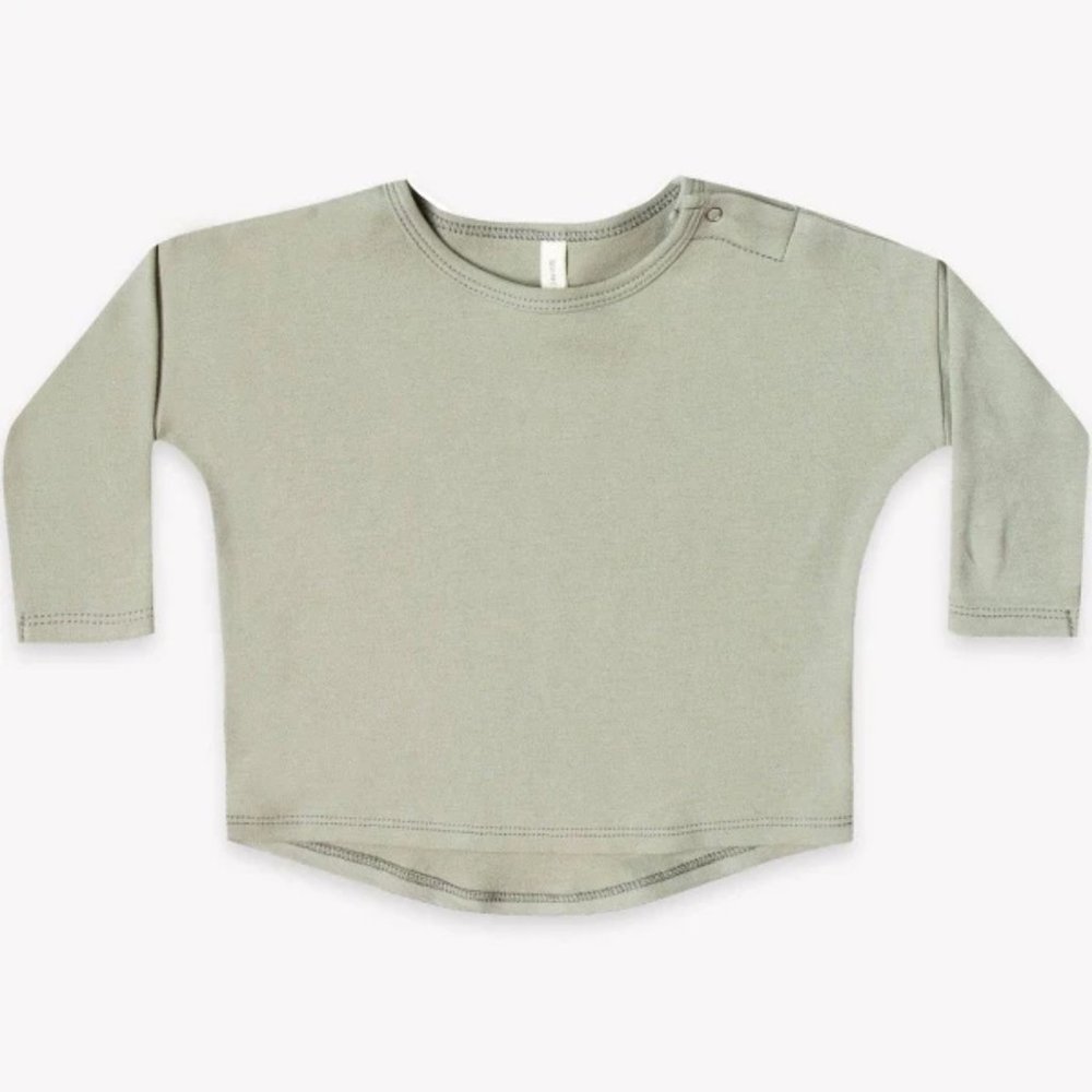 Quincy Mae Sage Longsleeve Tee